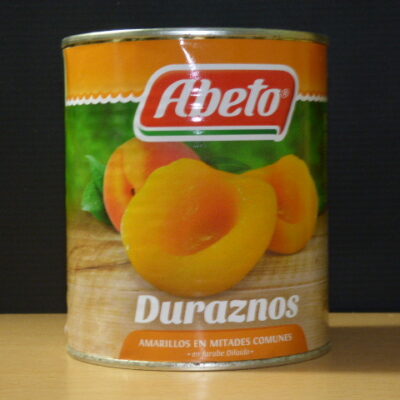 DURAZNO EN MITADES 820G ABETO