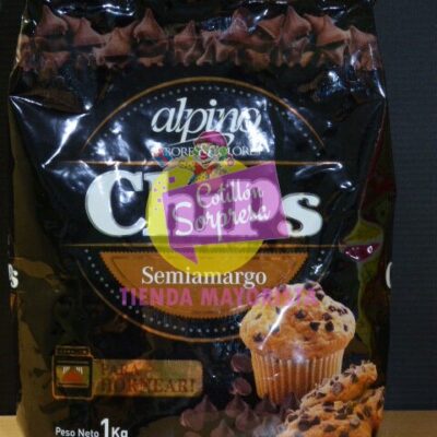 CHIPS ALPINO X 1KG NEGRO