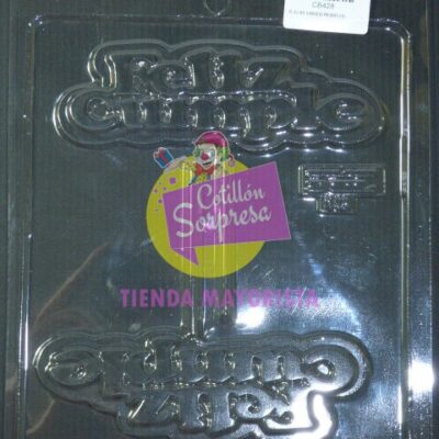 PLACA CHUPETIN N145 FELIZ CUMPLE  X1 (OFERTA)