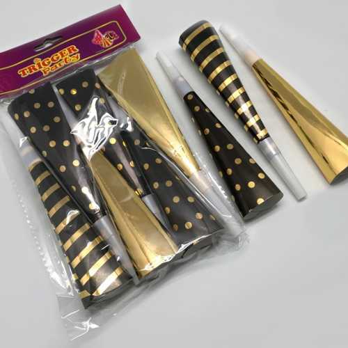 CORNETA METAL X6 NEGRO/ORO