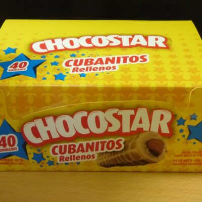 CUBANITOS RELLENOS CHOCOSTAR X 40UNID