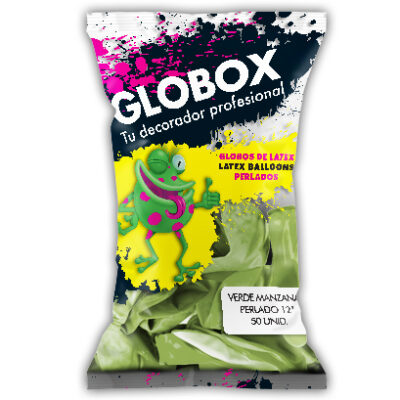 GLOBOX PER X50 12P VERDE MANZANA