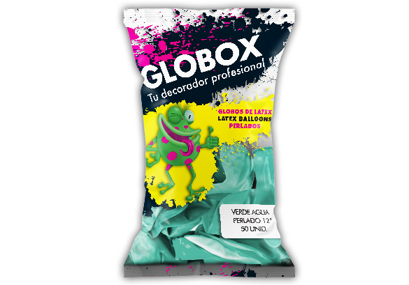 GLOBOX PER X50 12P VERDE AGUA