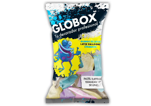 GLOBOX STANDARD X50 N12P SURTIDO PASTEL