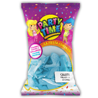 GLOBO PARTY TIME 12P PERL X25 CEL.