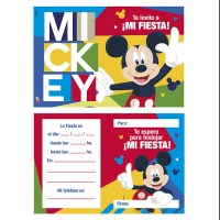 INVITACION LIBRITO X 10 MICKEY