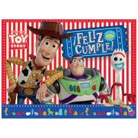 AFICHE FELIZ CUMPLEAÑOS X 1 TOY STORY