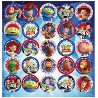 STICKERS AUTOADHESIVOS X25 TOY STORY