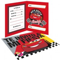 INVITACION LIBRITO X 10 CARS