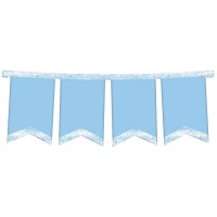 BANDERIN X1 CELESTE PASTEL