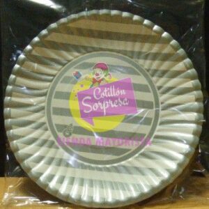 PLATO CHICO X 8 PLATA