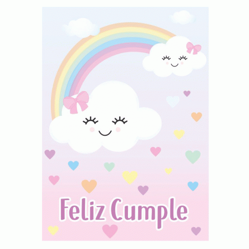 INVITACION NUBECITA X 10