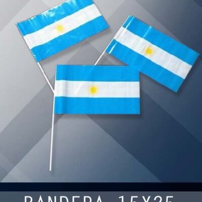 BANDERA PATRIA 15X25CM X 1