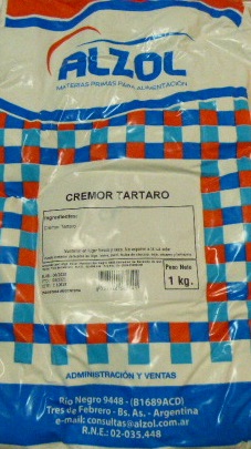 CREMOR TARTARO X 1KG ALZOL