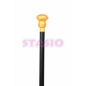 BASTON CABALLERO EMPUÑADURA DORADA X 1