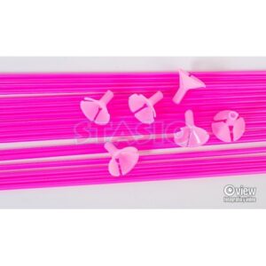 PALITO PARA GLOBO X 25 FUCSIA/ROSA