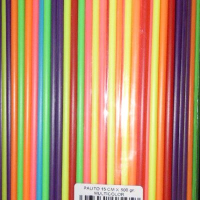 PALITO CHUPETIN 15CM X 500G MULTICOLOR