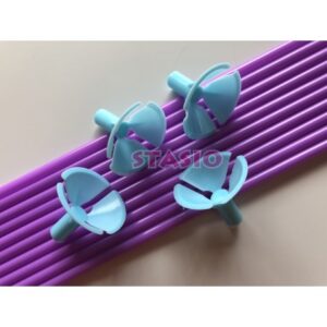 PALITO PARA GLOBO X 25 LILA/TURQUESA