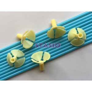 PALITO PARA GLOBO X 25 TURQUESA/AMARILLO