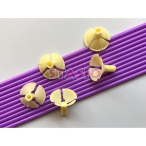 PALITO PARA GLOBO X 25 LILA/AMARILLO