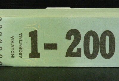 TALONARIO NUMERO 1 AL 200