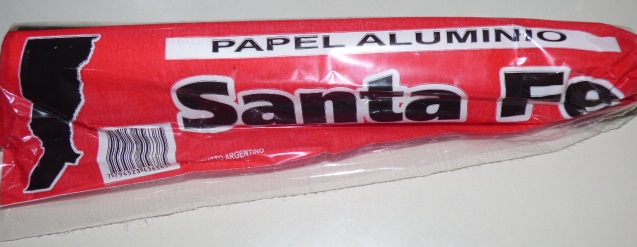 ROLLO ALUMINIO 30CM X 4 MTS SANTA FE