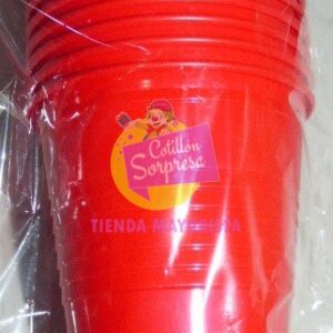 VASO 180 COLOR X100 ROJO