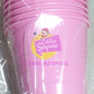VASO 180 COLOR X100 ROSA