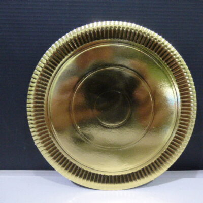 PLATO METALIZADO N 3 25CM ORO