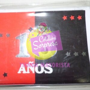 INV. 18 AÑOS ROJO Y NEGRO