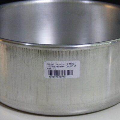 MOLDE REDONDO ALUMINIO 8CM ALTO NRO 18