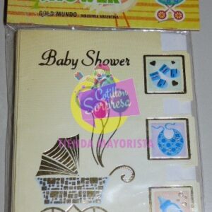 INV. BABY SHOWER COCHE NENE X 10