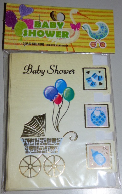 INV. BABY SHOWER COCHE NENE X 10