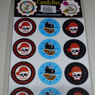 STICKERS X 10 PLANCHAS PIRATA