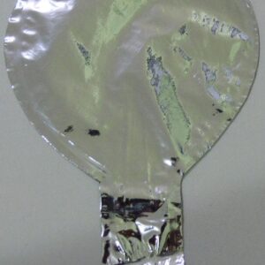 GLOBO FOIL 5P CORAZON PLATA