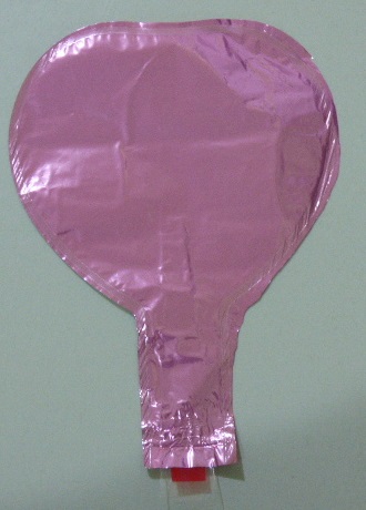 GLOBO FOIL 5P CORAZON ROSA GOLD