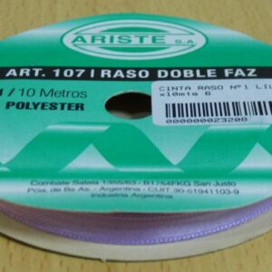 CINTA RASO N1 LILA X 10MTS.