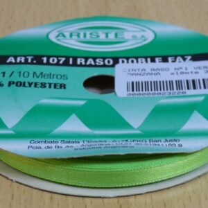 CINTA RASO N1 V.MANZANA X 10MTS.