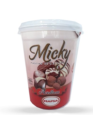 PASTA RELLENO AVELLANA X 450G