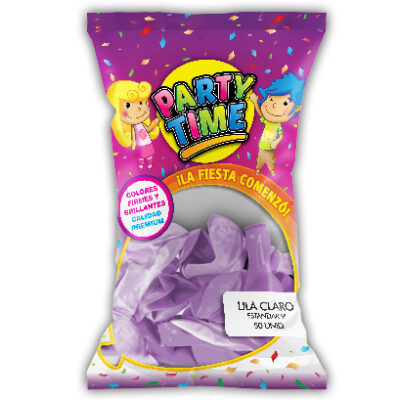 GLOBO PARTY TIME ST. N9 LILA X 50U