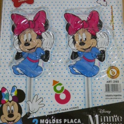 PLACA CHUPETIN OFERTA CUERPO MINIE X 2