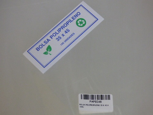 BOLSA POLIPROPILENO 35 X 45 X 100U