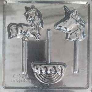 PLACA CHUPETIN UNICORNIO X 1