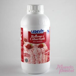 CREMA LEDEVIT X 1KG FRUTILLA BOTELLA