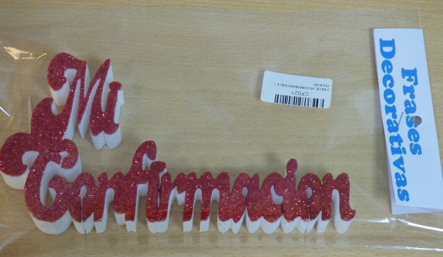 ADORNO PINCHE MI CONFIRMACION X 1 POLIFAN