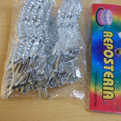 FRASE MI BAUTISMO-1ER AÑITO DORADA X24