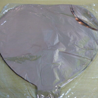 GLOBO FOIL 10P CORAZON LISO ROSA