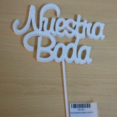 FRASE NUESTRA BODA COLOR X1