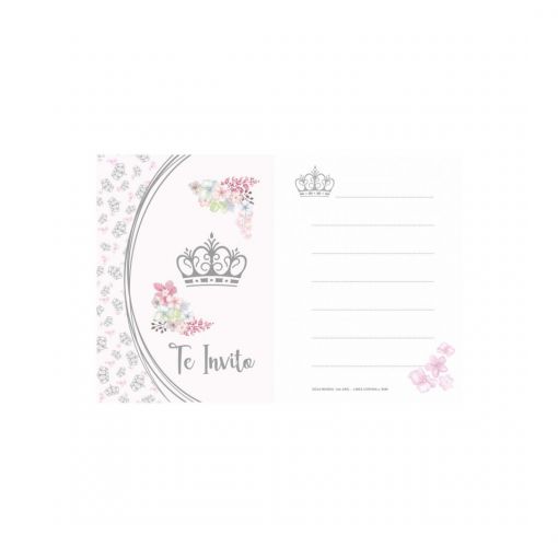 INVITACION CORONA X10