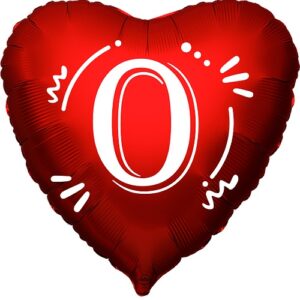 GLOBO FOIL 18P CORAZON NRO 0